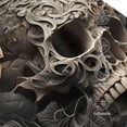 thumbnail image 3 of Fotbe Vintage Pattern Flower Skull Gorro Clásico de Béisbol, Gorra Ajustable con Broche Snapback, Gorro de Exterior de Algodón Suave, 3 of 6