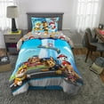 thumbnail image 2 of PAW Patrol Kids 4 Piece Blue Gray Reversible Comforter, Bed in a Bag, Twin, 2 of 8