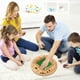 thumbnail image 4 of Juego de mesa de volteo de cartas de cuatro caras de madera maciza | Juego de beber portátil para fiestas y viajes | Entretenimiento duradero para familias y bares, 4 of 5