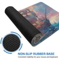 thumbnail image 2 of Watercolor Landscape Sea Sailboat Mouse Mat, Rectangle Large Non-Slip Rubber Gaming Mouse Pad with Stitched Edges, Office Mouse Pad for Women Men Kids, 31.5x15.7in, 2 of 7