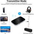 thumbnail image 2 of Bluetooth 5.0 Transmitter Receiver, 2-in-1 Wireless Audio Adapter,3.5mm AUX RCA Adapter for TV PC Headphones Car Home Stereo System, 2 of 7