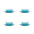thumbnail image 1 of Juego de vajilla de melamina Fox Run, color verde azulado, 10.0 in, 1 of 5