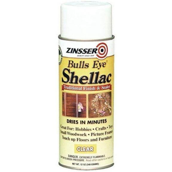 Bulls Eye Clear Shellac Spray 12 Ounce