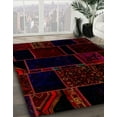 thumbnail image 2 of Ahgly Company Indoor Rectangle Abstract Red Patchwork Area Rugs, 2' x 4', 2 of 6