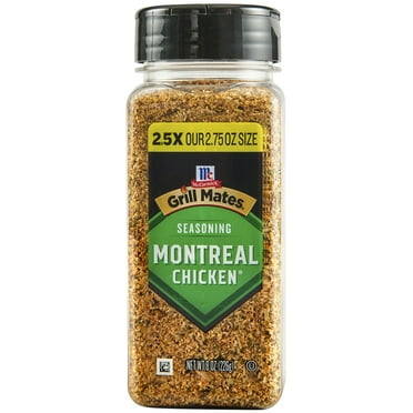 McCormick Grill Mates Gluten Free Montreal Chicken Seasoning, 8 oz Bottle