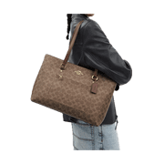 Coach Station Tote Bag In Signature Canvas