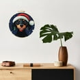 thumbnail image 4 of Merry Christmas Black Dachshund Dog DIY Stamped Cross Stitch Kits Easy for Beginners with Hoop 11CT Counted Embroidery Needlepoint Crafts Arts for Handmade Enthusiasts and Home Decor 30x30cm(2), 4 of 8