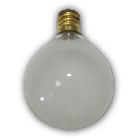 Frosted String Lights Aspen String Lights Frosted color Replacement Bulb - 1pcs - intermed size bulb. 7 Wattage ()