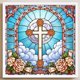 thumbnail image 1 of Cuadros Decorativos Hilo de bordar Completo Eco-algodón 11CT Cruces Kit de punto de cruz Obra de arte DQrwqpou embutido en tela, 1 of 9