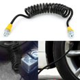 thumbnail image 1 of Tuyau Flexible en Spirale de Remplacement 1,5m 63mpa Raccords Résistants à Haute Pression pour Pompe à Compresseur d'Air 30mpa, 1 of 7