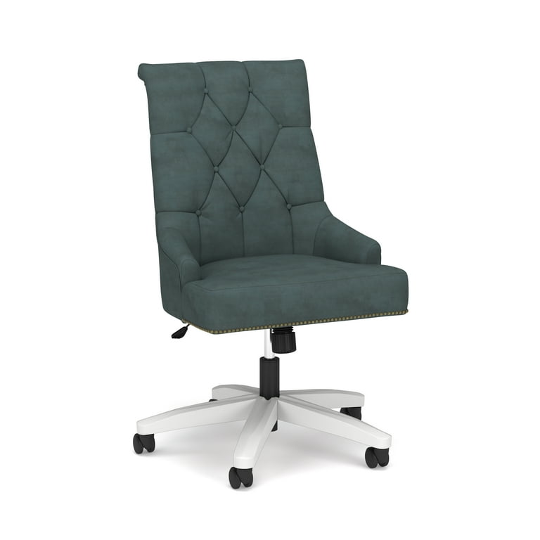 Grey button 2024 back office chair