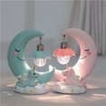 thumbnail image 4 of Coofit Night Light Decorative Cartoon Moon Table Decor Light Bedside Light for Room, 4 of 10