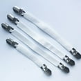 thumbnail image 6 of HERFIER 4Pcs Ironing Board Cover Clips Adjustable Ironing Board Pad Braces Fasteners Elastic Bed Sheet Fasteners 8.65x0.59x0.39in, 6 of 8