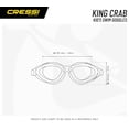 thumbnail image 5 of Cressi Fox Small Swim Goggles (Lilac), 5 of 6