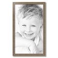 thumbnail image 2 of ArtToFrames 18" x 31" Aged White Gold Picture Frame, 18x31 inch Silver Wood Poster Frame (WOM-2036),  Pack, 2 of 7