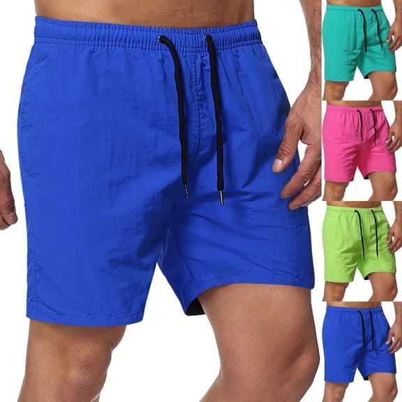 Swim Shirts for Men Fashion Floral Swim Trunks Quick Dry Surf Board Shorts with Pockets Anti-Chafe Beach Shorts Bathing Suits