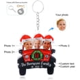 thumbnail image 2 of Adornos colgantes de madera personalizados para Navidad 2024, con 2 a 7 fotografías y nombres, para árbol genealógico, regalos personalizables para Navidad, familia y parejas (3 nombres), 2 of 7