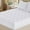 White, variant on decorUhome Quilted Fitted Queen Mattress Pad, Elastic Mattress Topper, Cooling Soft Mattress Cover Stretches up to 21” Deep, Machine Washable Mattress Protector (60x80 inch, White)