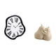 thumbnail image 5 of Reloj de pared nórdico con números , sujetalibros decorativos, soportes para libros, topes, material acrílico, mecanismo silencioso, ideal para, 5 of 8