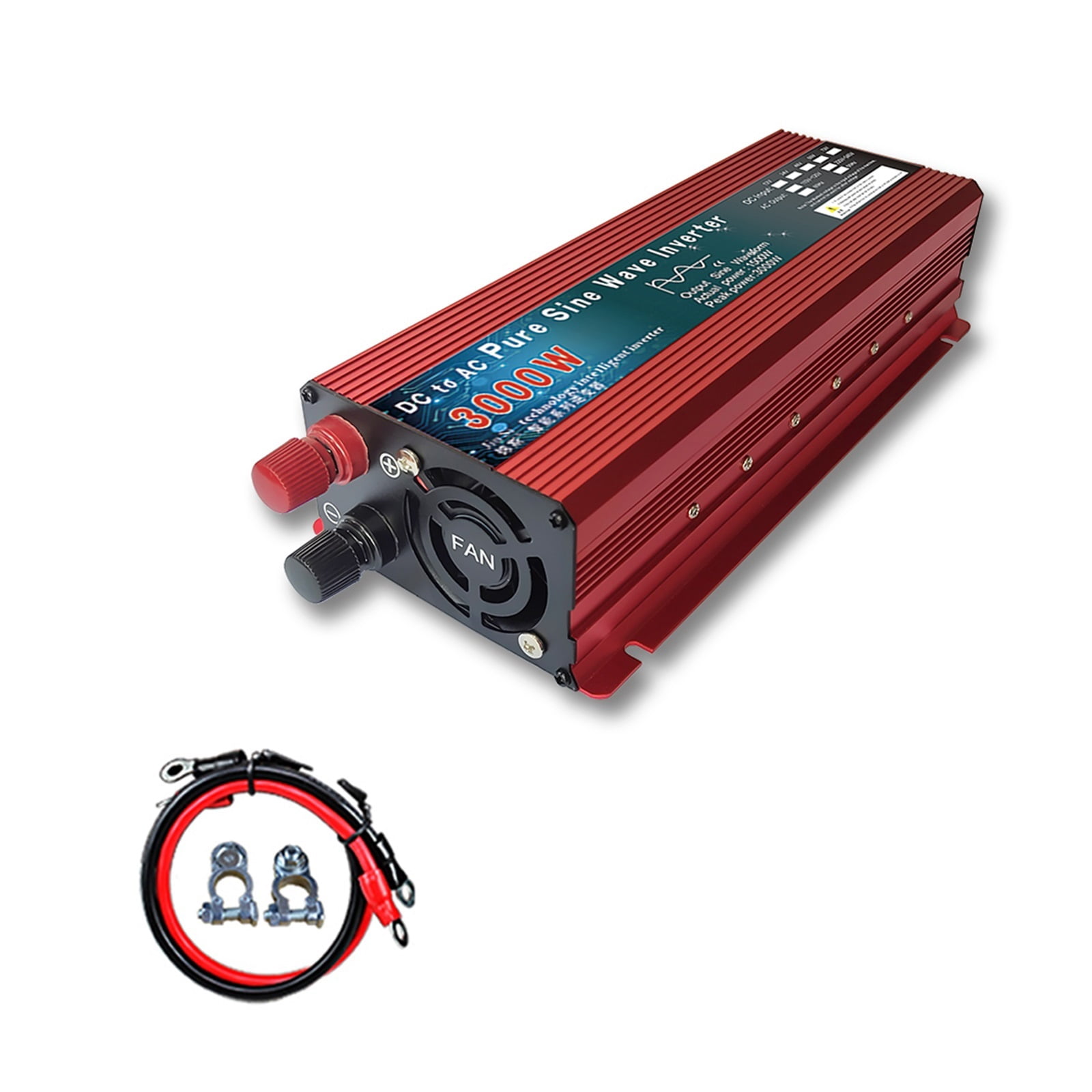 Pure Sine Wave Inverter 12V 24V 220 110 1000W 1600W 2000W 3000W Power Converter Solar 12V To 220 Inverter Transformer LED ,High Conversion Efficiency