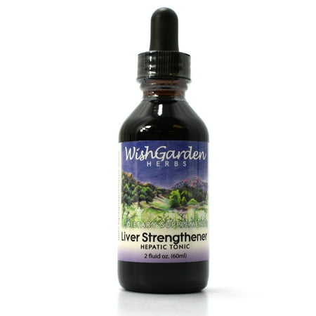 WishGarden Herbal Remedies WishGarden Herbs — Liver Strengthener Hepatic Tonic — Gluten Free —  2 oz Dropper