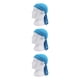thumbnail image 5 of Sonducket Montar diadema escalada gorra bufanda invierno verano cabeza envoltura Beanie mujeres hombres a prueba de sudor transpirable sombreros Azul 3piezas Sonducket CBP049291, 5 of 6