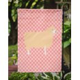 thumbnail image 3 of Carolines Treasures BB7974GF English Leicester Longwool Sheep Drapeau de Jardin à Carreaux Roses, 3 of 3