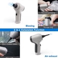 thumbnail image 3 of Multi-functional 3-in-1 Portable Vacuum Cleaner, Cordless Design for Wet & Dry High Power Suction, Lightweight Vacuum with Quiet Operation, Type-C Charging Brush Attachment, 3 of 5