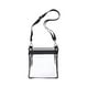 thumbnail image 2 of Bolsa Tranceta Transparente de Estadio - Bolso mensajero aprobado de PVC para conciertos y eventos deportivos, 10x9x7,5 pulgadas con correa ajustable, molduras negras, 2 of 7