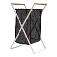thumbnail image 1 of Cesta de lavandería de malla plegable con asas Cesta de almacenamiento Bolsa de ropa de lavado Soporte blanco Zulema Cesto de ropa de malla, 1 of 8