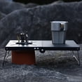 thumbnail image 4 of Binmer Table Isotherme pour Cheminée, Table de Plage Pliante en Aluminium Table de Camping Portable, Noir, 4 of 9
