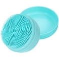 thumbnail image 4 of Cepillo de baño de silicona con cabezal, cepillo exfoliante, jabonera, cepillo de ducha, exfoliante de baño portátil, 4 of 8