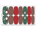 thumbnail image 1 of Xihbxyly Pegatinas Navideñas para Uñas, Autoadhesivas de Fácil Aplicación, con Bonitos Diseños de Papá Noel y Copos de Nieve, Material Duradero para Un Uso Prolongado, Ideal para Fiestas o Decoración, 1 of 2
