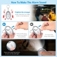 thumbnail image 2 of Newest Safety Keychain Set, For Women Personal Safety Keychain Set With Personal Alarm Protective Keychain Accessories, 2 of 9