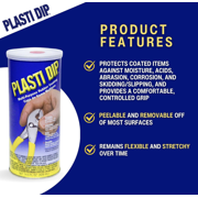 Plasti Dip 14.5 oz Red Multi-Purpose Flexible Peelable Rubber Coating
