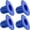 Blue, variant on 4 PCS Swimming Pool Pump Strainer Hole Plug, Pool Wall Plug Replacement for Bestway for Coleman Pools (Black)