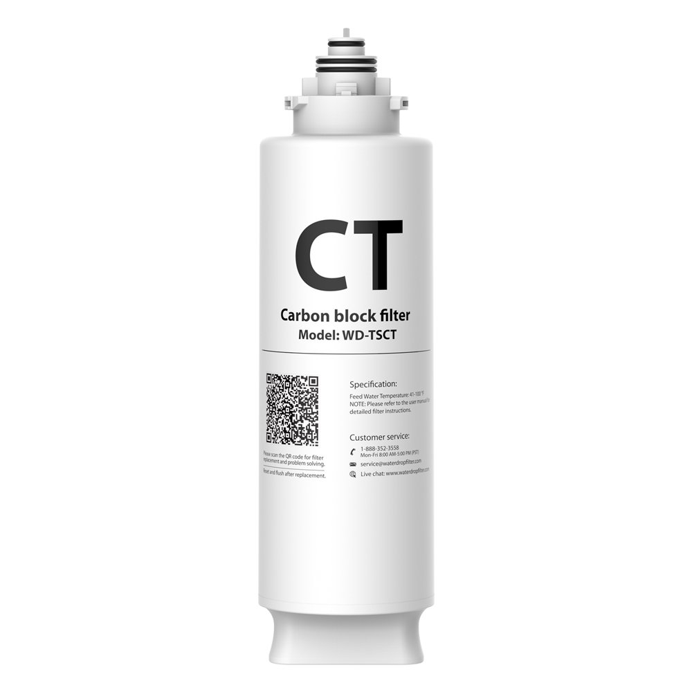Waterdrop TSCT Under Sink Water Filter, Replacement TSUW 3Stage Ultra