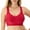 Scarlet Berry Dot, variant on Bali® Comfort Revolution® ComfortFlex Fit® Shaping Wireless Bra 3488 Color: Wisteria Blue Dot Size: LARGE