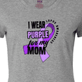 thumbnail image 4 of Inktastic I Wear Purple For My Mom Lupus Awareness Women's T-Shirt, 4 of 5