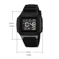 thumbnail image 3 of Reloj Deportivo Digital con Función Luminosa Nocturna, Sumergible 50m, Cronómetro, Alarma, Correa de Silicona, Uso Casual al Aire Libre para Hombres, Mujeres, Jóvenes y Estudiantes, 3 of 9