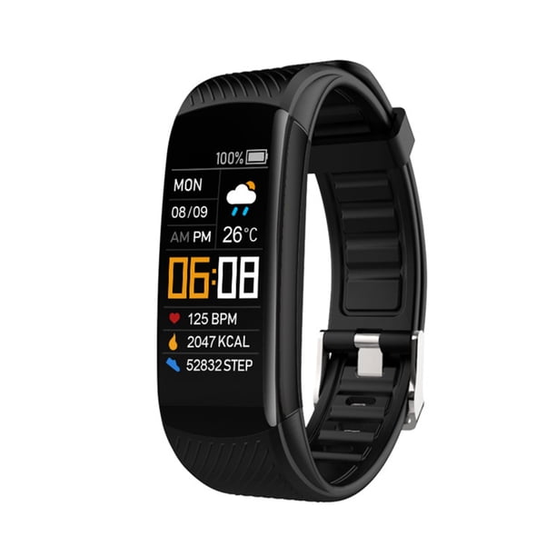 Reloj inteligente de presión arterial con frecuencia cardíaca, reloj de pulsera recargable IP67, banda FleinngHoz JD716272879