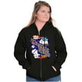 thumbnail image 4 of Airbrushed Tootsie Roll Pop Crunch Zip Up Hoodie Men's Women's Brisco Brands X, 4 of 6