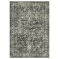 thumbnail image 2 of GlowSol 3'x5' Area Rug Washable Oriental Vintage Floor Mat Persian Floral Print Distressed Rug Soft Foldable Rug for Bedroom Dorm, Brown Green, 2 of 7