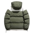 thumbnail image 5 of Men's Winter Colour Blocking Thickened Casual Style Coat Jacket With Pockets, 5 of 5