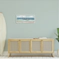 thumbnail image 2 of Stupell Industries Panoramic Sandpipers Birds Shoreline Ocean Landscape Painting , 30 x 13, Design by Sally Swatland, 2 of 8