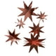 thumbnail image 4 of Juego de decoraciones de estrellas Bewildely Colgante de estrellas Oro rosa, 4 of 6