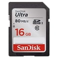 thumbnail image 2 of Tarjeta de memoria SanDisk Ultra 16GB Clase 10 SDHC UHS-I de hasta 80MB/s (SDSDUNC-016G-GN6IN), 2 of 2