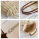 thumbnail image 3 of Bolso de paja tipo hobo para mujer, bolso de hombro tejido, bolso de mano grande para playa, de verano, bolso de mano hecho a mano, 3 of 6