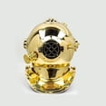 thumbnail image 2 of 6" Scuba Diving Nautical Helmet | Maritime Ship's Decorative Helmet | Nagina International (6 Inches, Polished Brass), 2 of 6