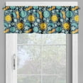 thumbnail image 4 of Ambesonne Stars Valance & Curtain, Heavenly Bodies Smiles, 55"x30", Multicolor, 4 of 6